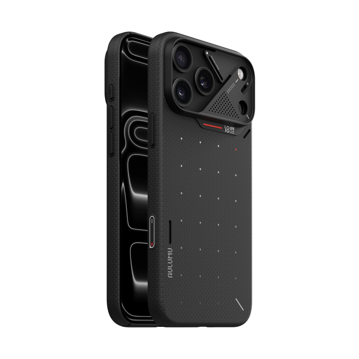 【Aulumu】A18 Pixel 3D點陣 Aramid 輕薄全包手機殼｜iPhone 18 Pro/Pro Max 專用｜MagSafe 支援