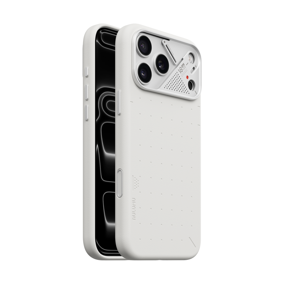 【Aulumu】A18 Particle 立體顆粒皮革 輕薄全包手機殼｜iPhone 18 Pro/Pro Max 專用｜MagSafe 支援