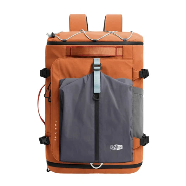 【Bagsmart】Faro 40L Carry On Travel Backpack 防潑水旅行背包 ｜30-40L擴充容量｜獨立鞋層