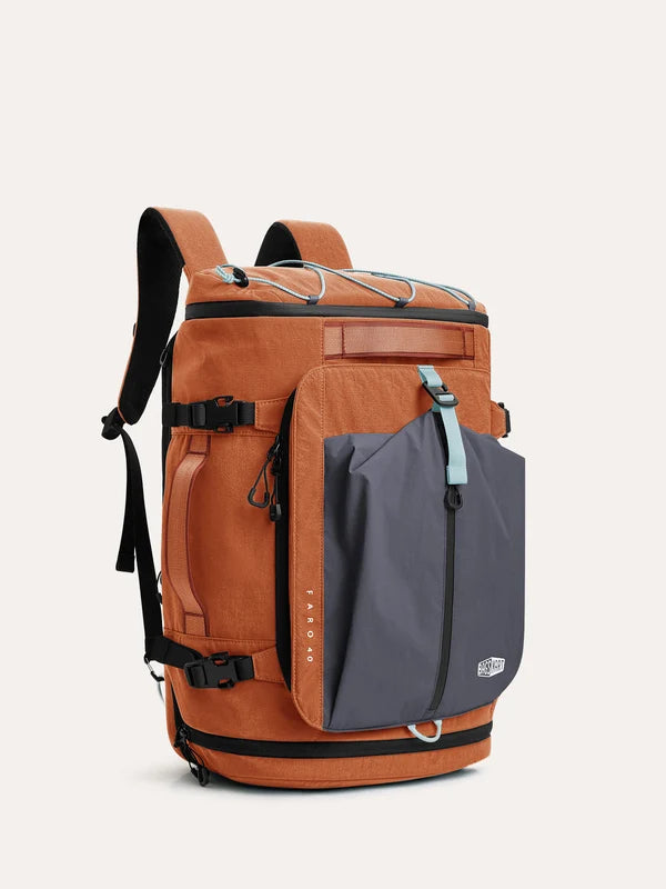 【Bagsmart】Faro 40L Carry On Travel Backpack 防潑水旅行背包 ｜30-40L擴充容量｜獨立鞋層