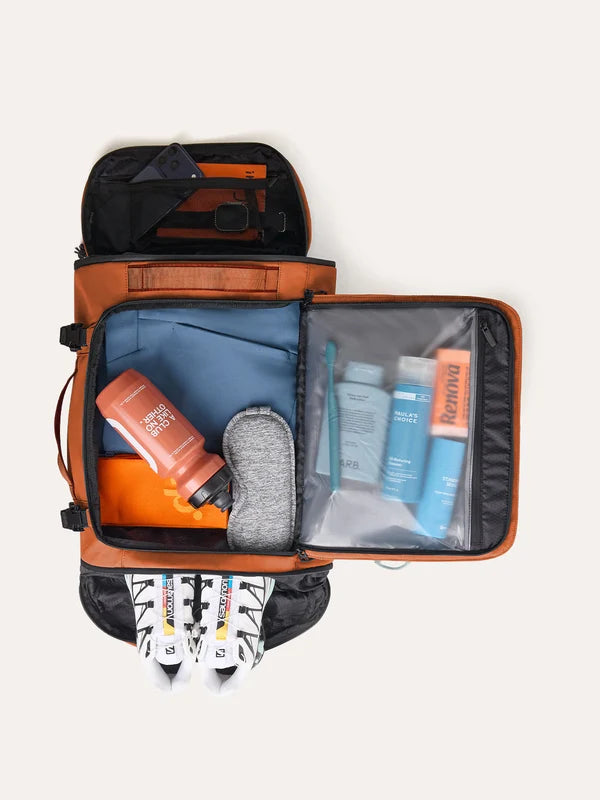 【Bagsmart】Faro 40L Carry On Travel Backpack 防潑水旅行背包 ｜30-40L擴充容量｜獨立鞋層