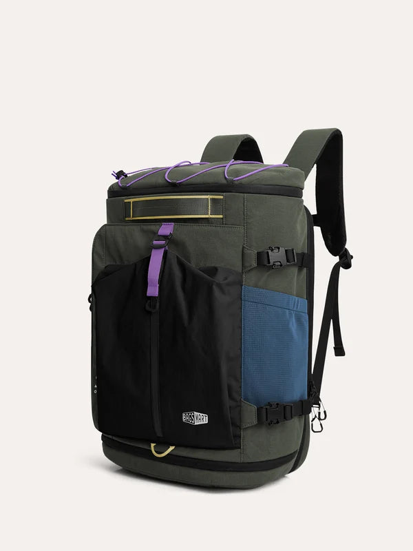 【Bagsmart】Faro 40L Carry On Travel Backpack 防潑水旅行背包 ｜30-40L擴充容量｜獨立鞋層