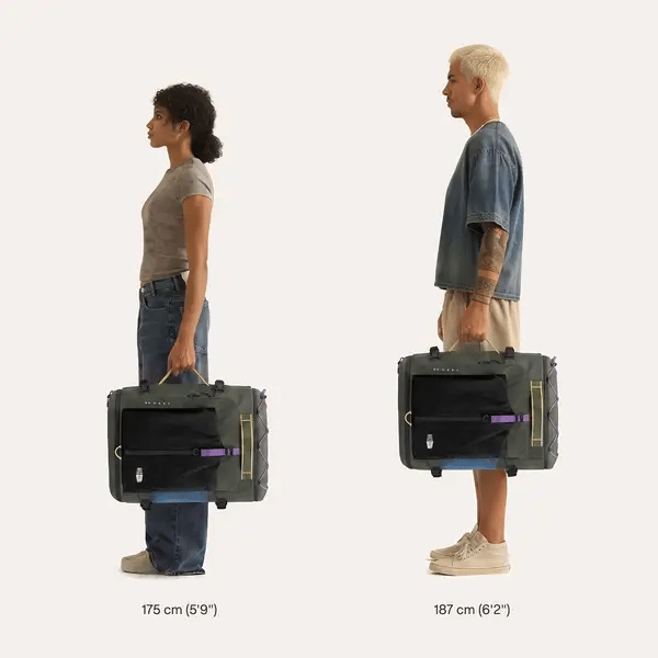 【Bagsmart】Faro 40L Carry On Travel Backpack 防潑水旅行背包 ｜30-40L擴充容量｜獨立鞋層