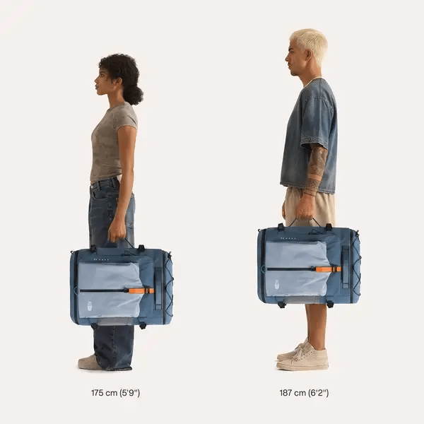 【Bagsmart】Faro 40L Carry On Travel Backpack 防潑水旅行背包 ｜30-40L擴充容量｜獨立鞋層