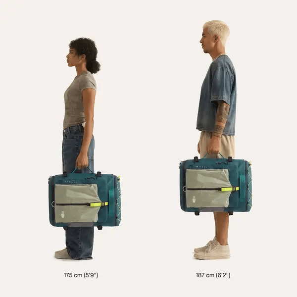 【Bagsmart】Faro 40L Carry On Travel Backpack 防潑水旅行背包 ｜30-40L擴充容量｜獨立鞋層