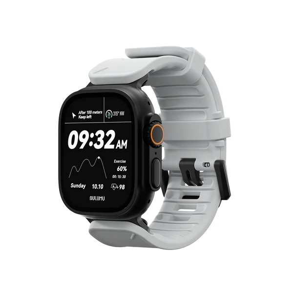 【Aulumu】C05 FKM 快拆運動錶帶｜Apple Watch Ultra / 45 / 44mm 專用