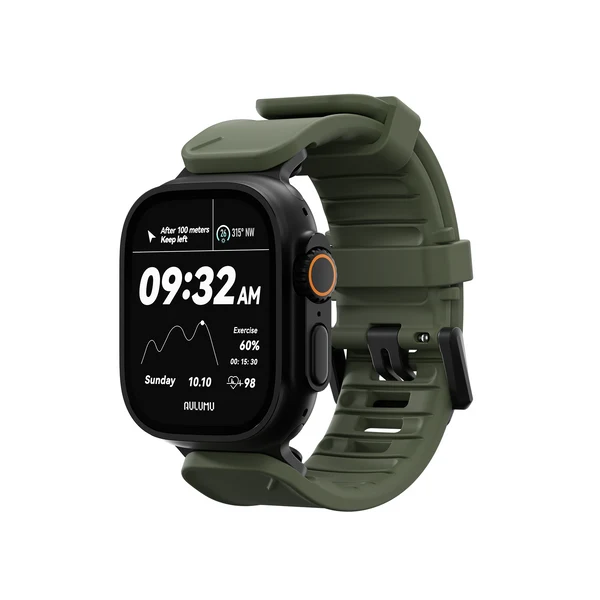 【Aulumu】C05 FKM 快拆運動錶帶｜Apple Watch Ultra / 45 / 44mm 專用