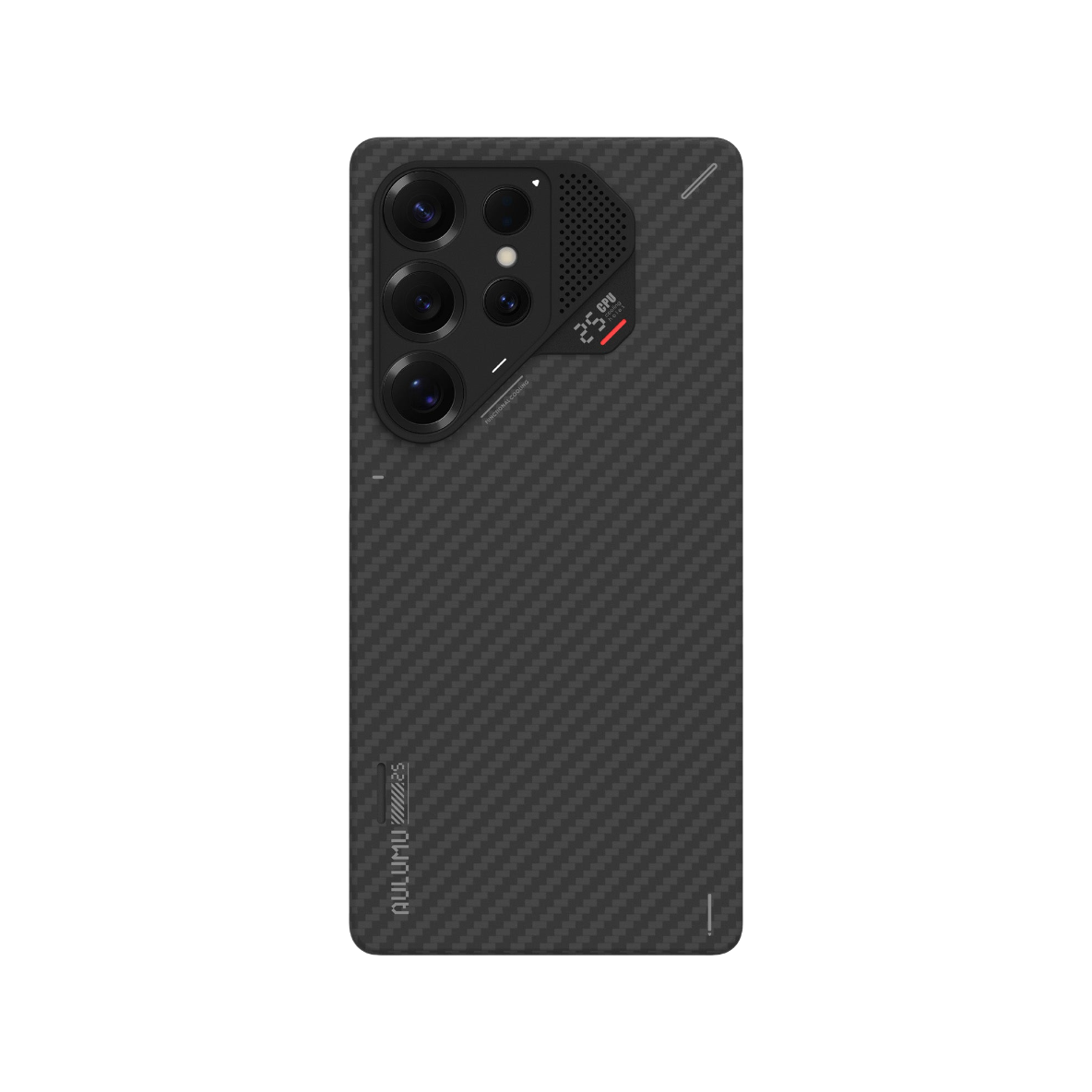 S25 Ultra Aramid Fiber Case，極纖維材質，超薄設計與智能散熱功能，專為 Galaxy S25 Ultra 打造