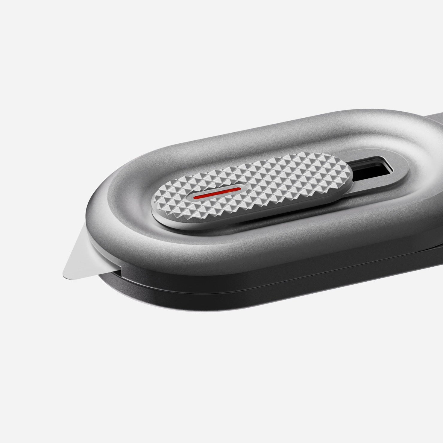 【Aulumu】G05 Air 磁吸手機支架
隱藏陶瓷刀片細節展示：展示刀片滑出與收回的安全設計。