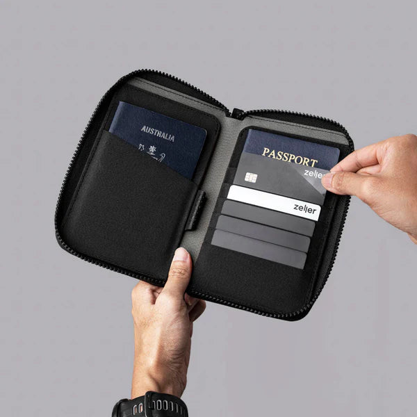 【Alpaka】Zip Passport Wallet 護照錢包｜輕便防盜旅行必備