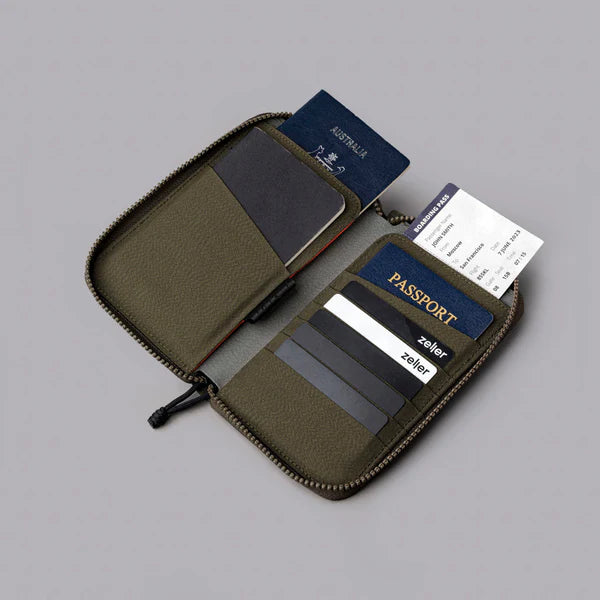 【Alpaka】Zip Passport Wallet 護照錢包｜輕便防盜旅行必備