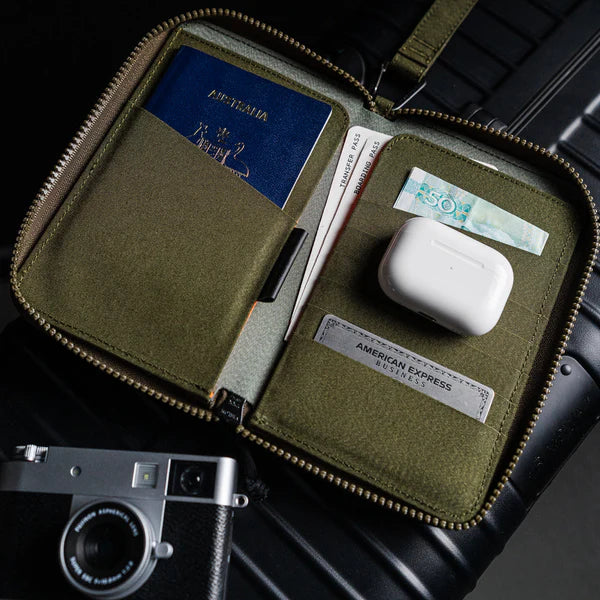 【Alpaka】Zip Passport Wallet 護照錢包｜輕便防盜旅行必備