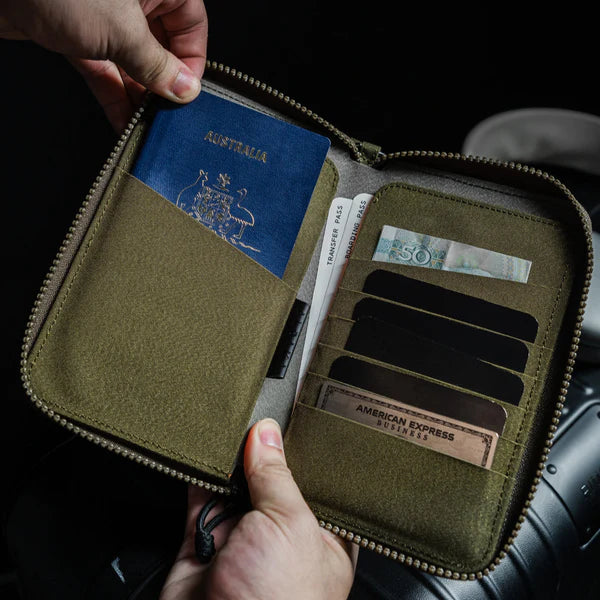 【Alpaka】Zip Passport Wallet 護照錢包｜輕便防盜旅行必備