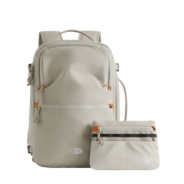 【Bagsmart】Faro 29L 旅行背包套裝｜180°全開打包｜鞋倉分隔