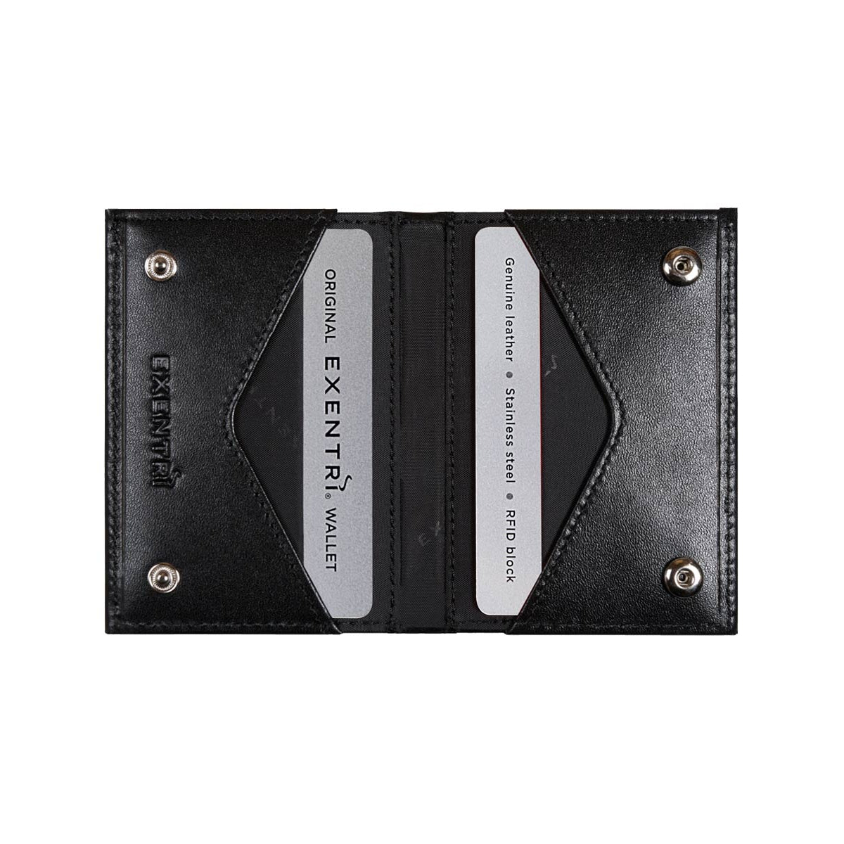 【Exentri】Miniwallet 真皮錢包｜RFID 防盜極簡設計