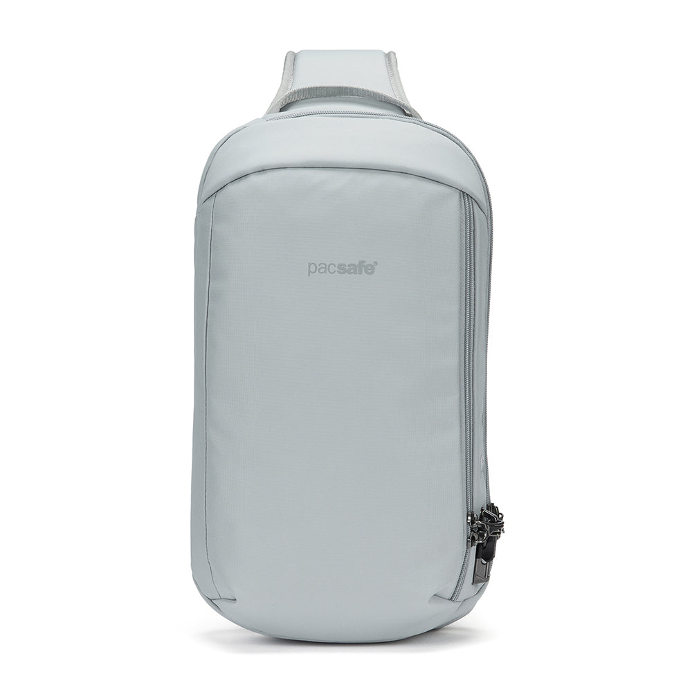 【Pacsafe】V Tech 防盜斜背胸包 10L｜多重防護 都會機能款
