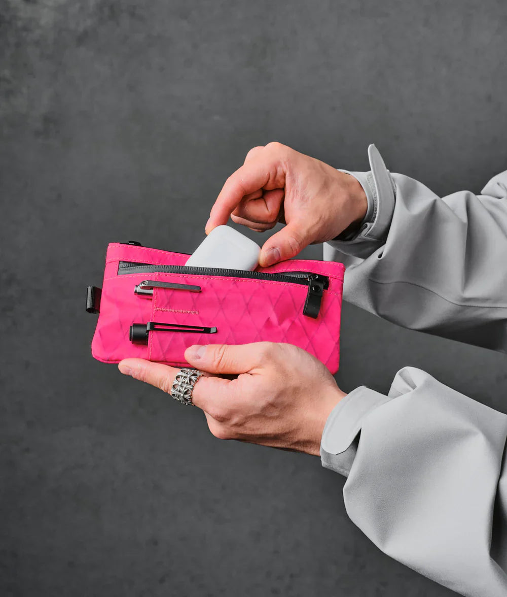 Alpaka Zip Clutch Hot Pink RVX20 - Limited Edition 拉鍊手拿包