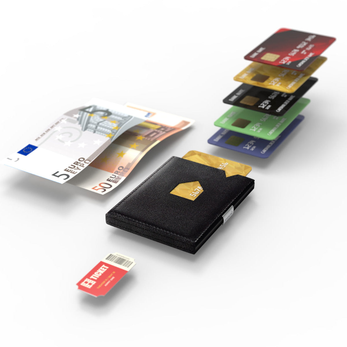 【Exentri】Wallet 真皮卡夾｜RFID 防盜設計