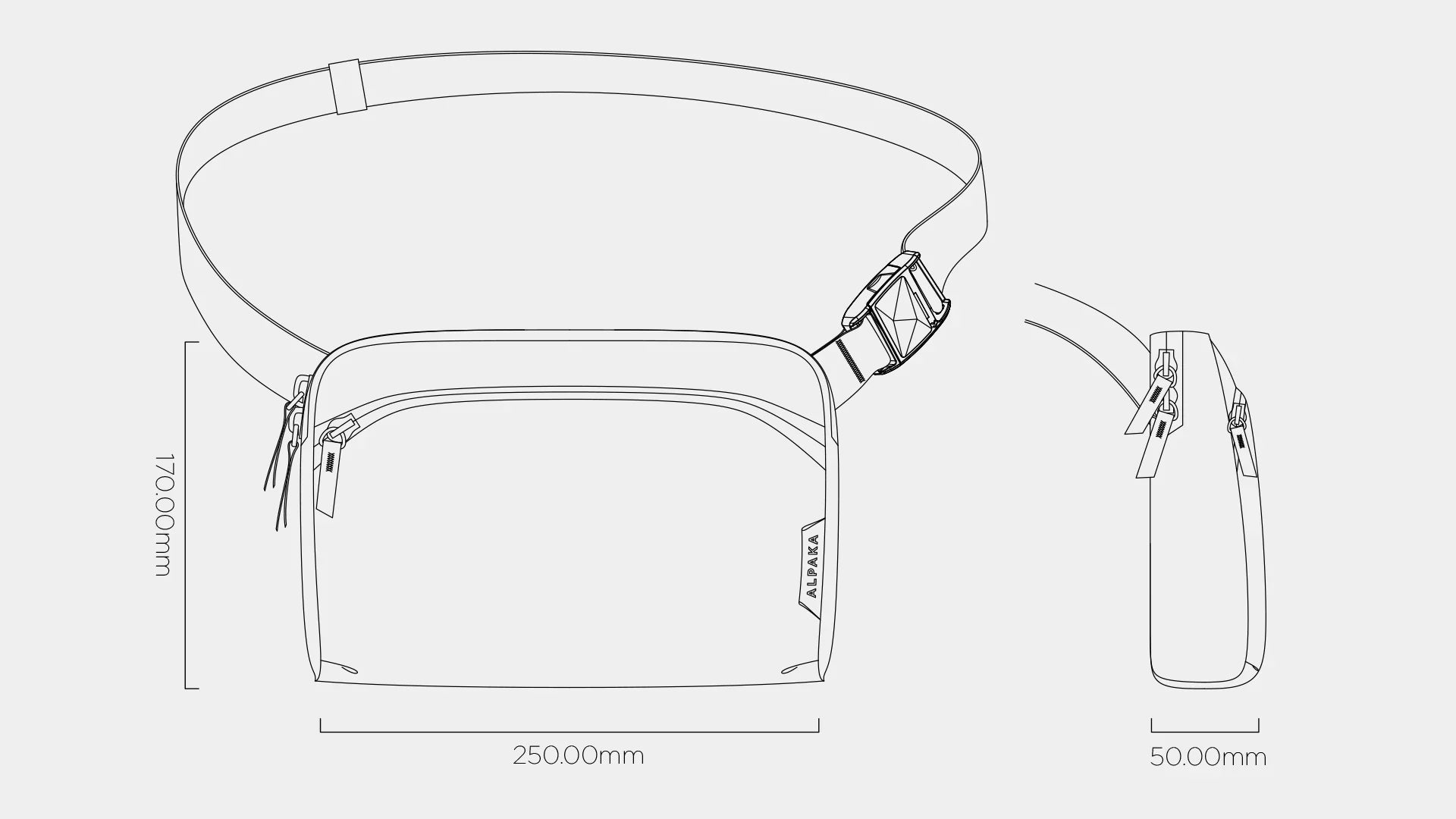 Alpaka Flight Sling 側肩包