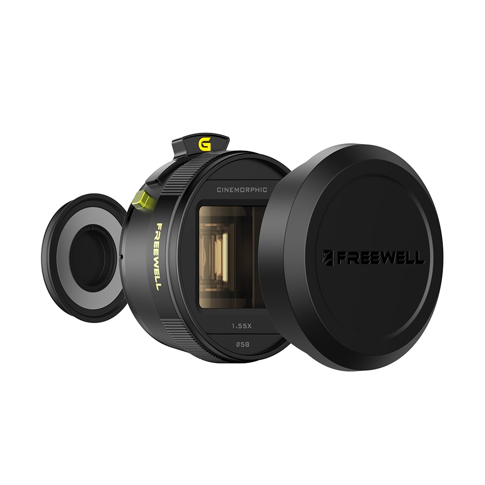 【Freewell】Anamorphic Lens 專用電影級鏡頭｜1.33x & 1.55x | 三合一炫光模組